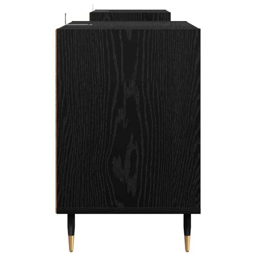 ТВ шкаф Черния дъб 160 x 35 x 55 см Инженерно дърво