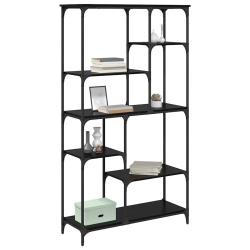 Рафт за книги Черния дъб 99 x 35,5 x 176 cm Инженерно дърво