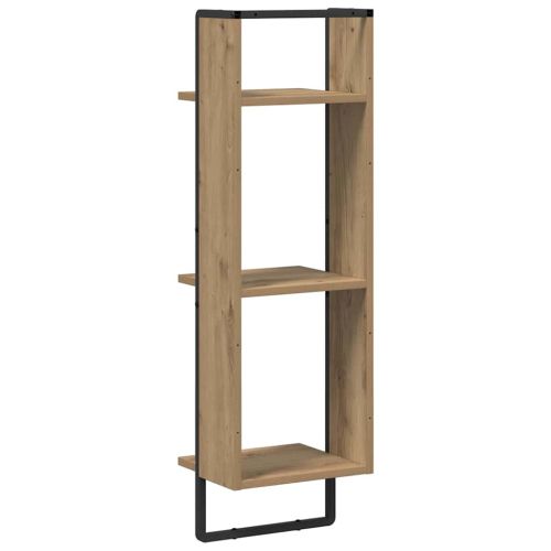 Стенен рафт с рафт Дъб 30 x 25 x 100 cm Инженерно дърво