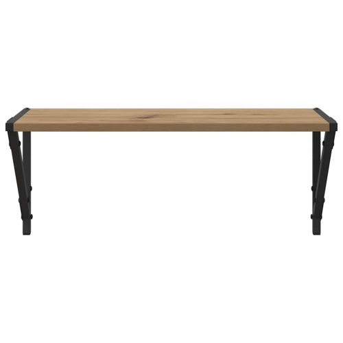 Стени за рафтове 2 pcs Дъб 60 x 25 x 25,5 cm Инженерно дърво