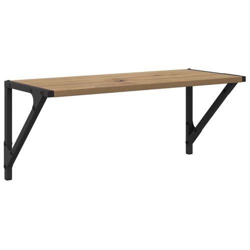 Стени за рафтове 2 pcs Дъб 60 x 25 x 25,5 cm Инженерно дърво