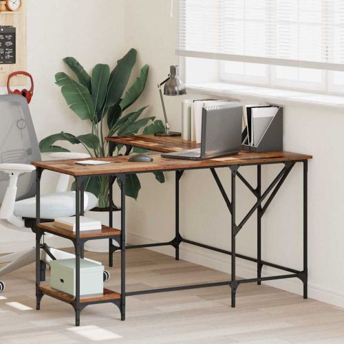 Бюро Старо дърво 139 x 139 x 75 см Инженерно дърво