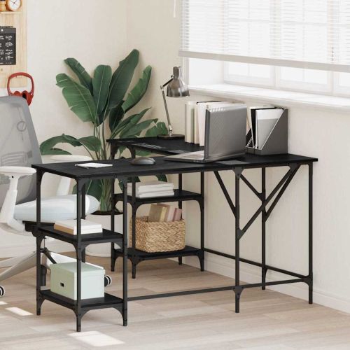 Бюро Черния дъб 139 x 139 x 75 см Инженерно дърво