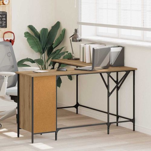 Бюро Дъб 141 x 141 x 75 см Инженерно дърво