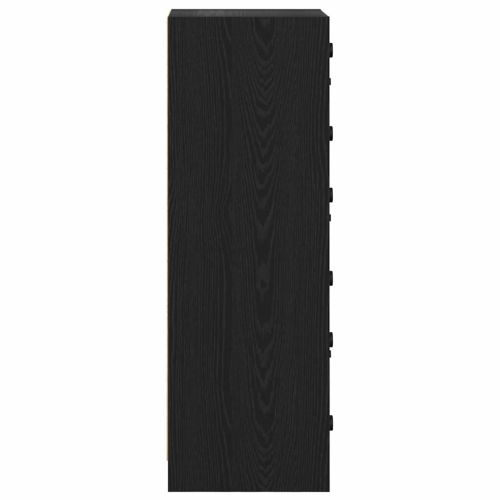 Висок шкаф Черния дъб 35 x 37 x 109 см Инженерно дърво