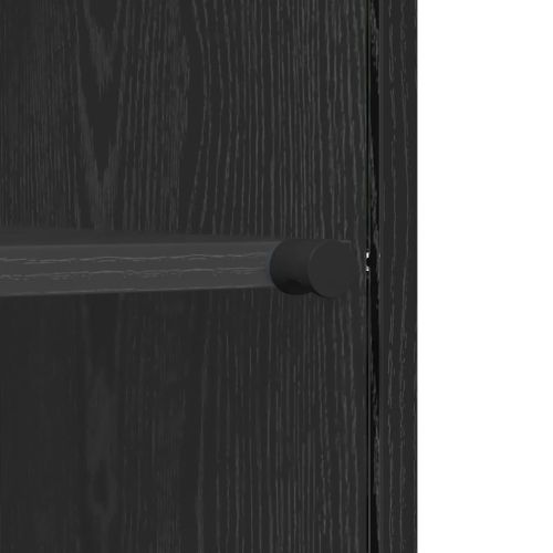 Служебен шкаф Черен дъб 35 x 37 x 76 см Инженерно дърво