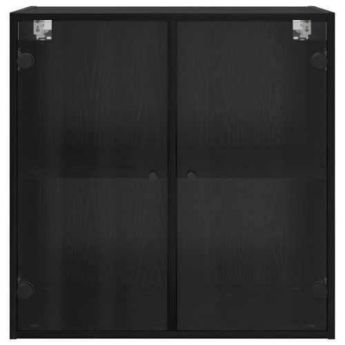 Стенен шкаф Черния дъб 68 x 37 x 68,5 см Инженерно дърво