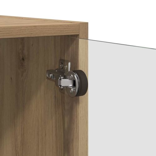 Стенни шкафове 2 pcs Дъб 68 x 37 x 35 см Инженерно дърво