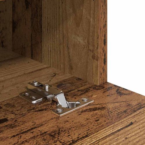 Кабинети за телевизор на стената 2 pcs Старо дърво