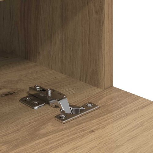 Кабинети за телевизор на стената 2 pcs Дъб 80 x 30 x 30 см