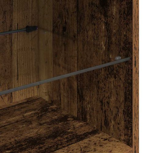 Стенен телевизионен шкаф Старо дърво 30,5 x 30 x 60 см