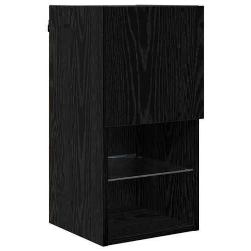 Стенни ТВ шкафове 2 pcs Черния дъб 30,5 x 30 x 60 см