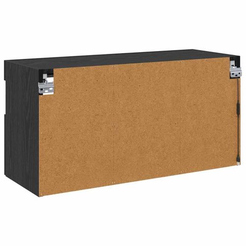 TV стенен шкаф Черния дъб 80 х 30 х 40 см Инженерно дърво