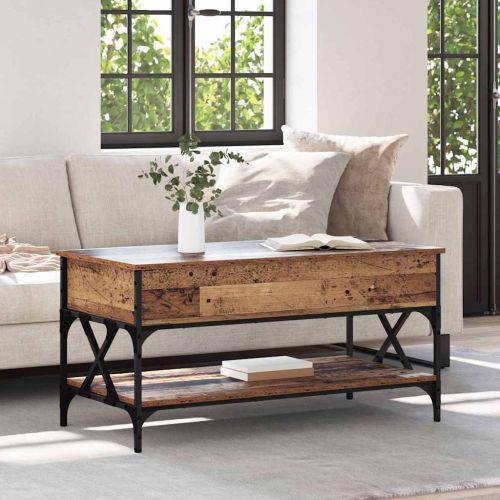 Масичка за кафе Старо дърво 100 x 50 x 50 cm Инженерно дърво