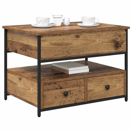 Масичка за кафе Старо дърво 70 x 50 x 54.5 см Инженерно дърво