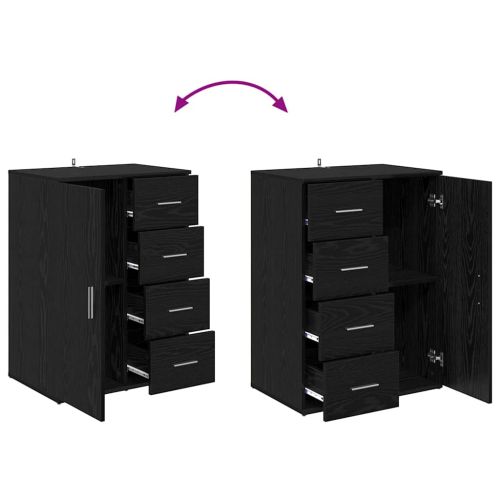 Служебен шкаф Черния дъб 59 x 39 x 80 см Инженерно дърво