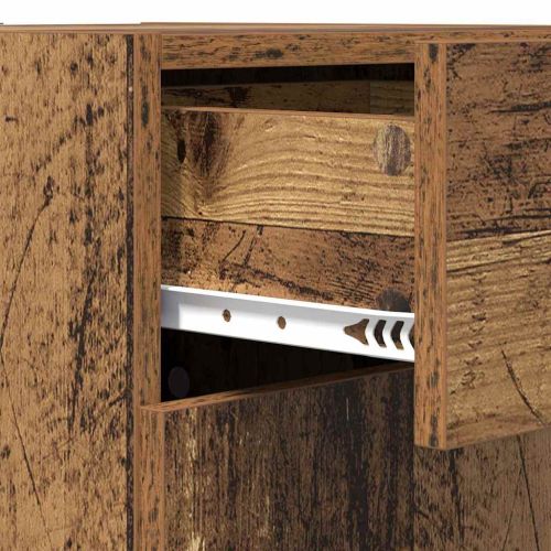 Служебен шкаф с чекмедже Дъб 42,5 x 40 x 93 см Инженерно дърво