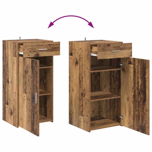 Служебен шкаф Старо дърво 42.5 x 40 x 93 см Инженерно дърво