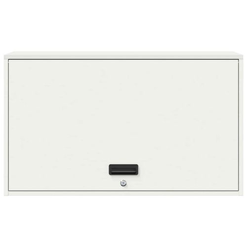 Стенен шкаф за гараж Бяло 90 x 40 x 53 см