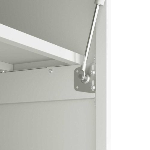 Стенен шкаф за гараж Бяло 90 x 40 x 53 см