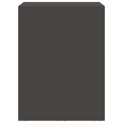 Стенен шкаф за гараж Черно 60 x 40 x 53 см