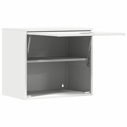 Стенен шкаф за гараж Бяло 60 x 40 x 53 см