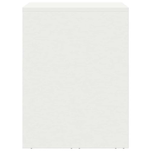 Стенен шкаф за гараж Бяло 60 x 40 x 53 см