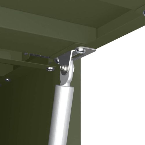 Стенен шкаф за гараж Маслиненозелен 60 x 33 x 35 см