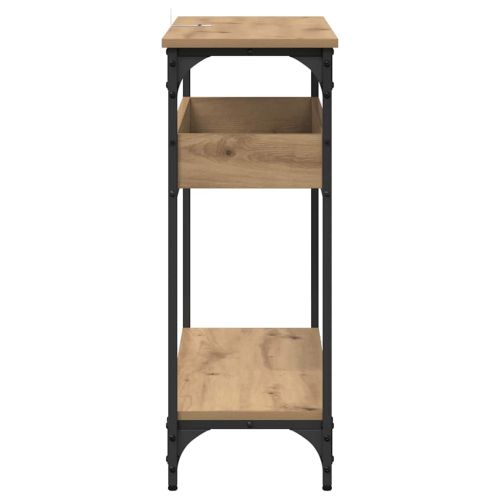 Конзолна маса дъб артизан 100 x 29 x 75 см Инженерно дърво