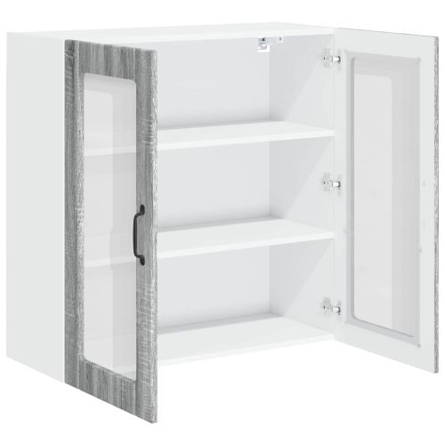 Кухненски шкаф Сив Сонома 80 x 31 x 80 см Инженерно дърво