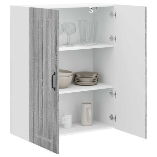 Кухненски шкаф Сив Сонома 80 x 31 x 100 см Инженерно дърво