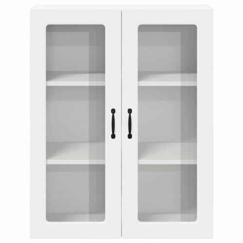 Горен кухненски шкаф Бяло 80 x 31 x 100 см Инженерно дърво