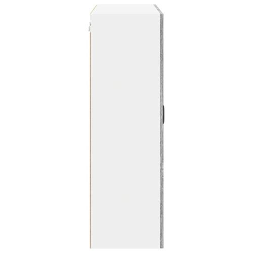 Горен кухненски шкаф с врата Сив Сонома 80 x 31 x 100 см