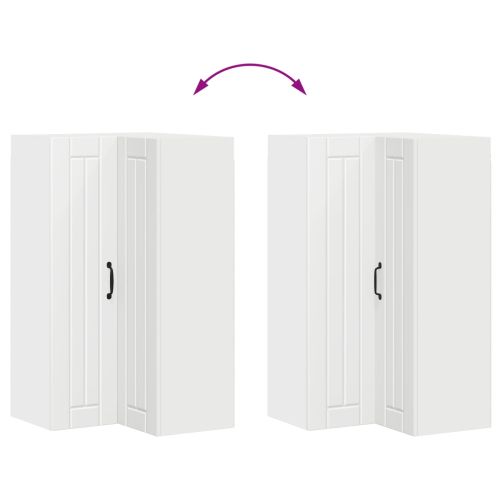 Кухненски шкаф Бяло 57 x 57 x 100 см Инженерно дърво