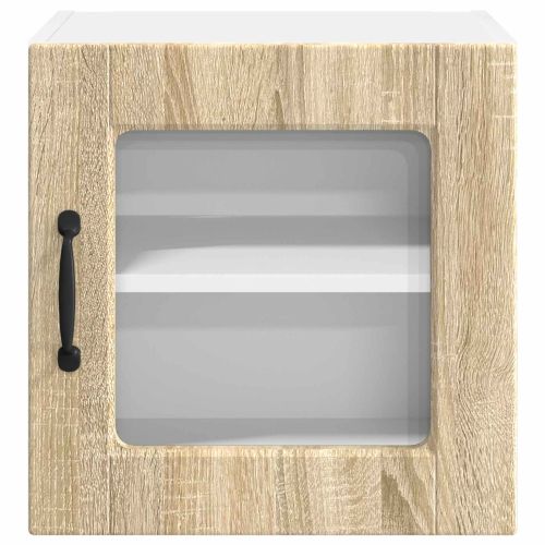 Кухненски шкаф 2 pcs Сонома дъб 40 x 31 x 40 см Инженерно дърво