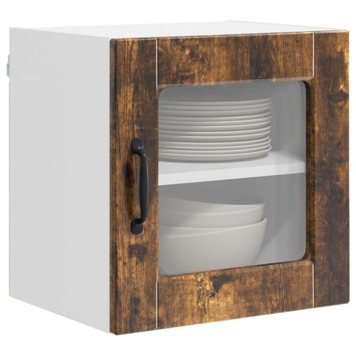 Кухненски шкаф 2 pcs Димян дъб 40 x 31 x 40 см Инженерно дърво