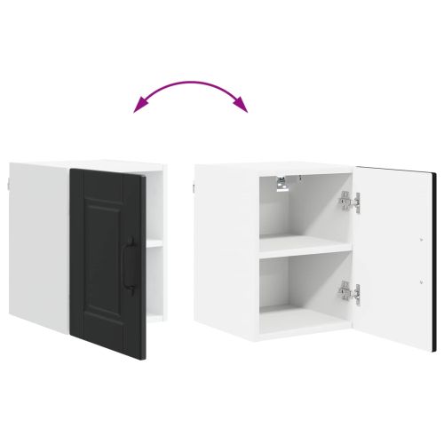 Кухненски шкаф с рафт Черно 30 x 31 x 40 см Инженерно дърво