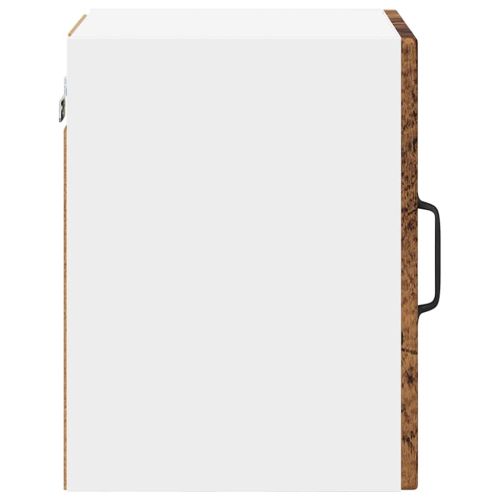 Кухненски шкаф с рафт с врата 2 pcs Старо дърво 30 x 31 x 40 см