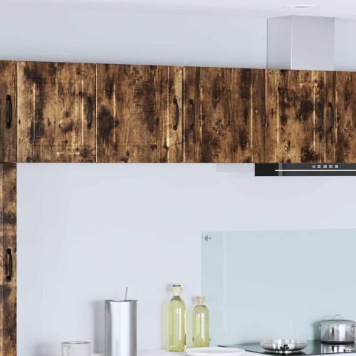 Кухненски шкаф 2 pcs Димян дъб 40 x 31 x 40 см Инженерно дърво