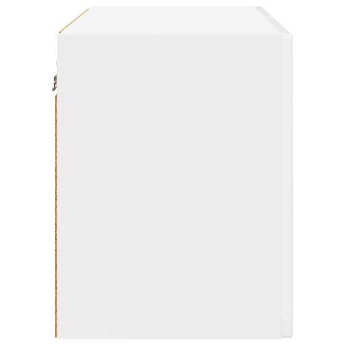 Кухненски шкаф Лъскаво бяло 60 x 31 x 40 см Инженерно дърво