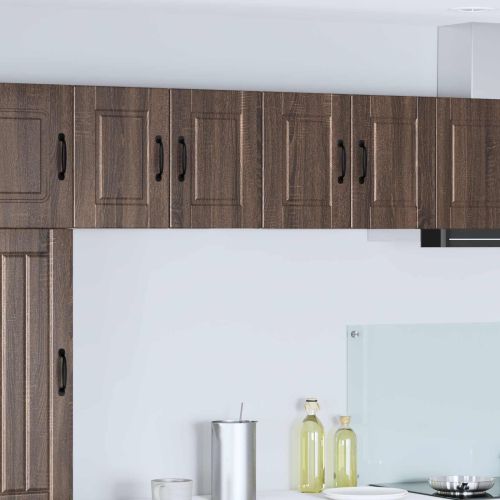 Кухненски шкаф 2 pcs Кафяв дъб 60 x 31 x 40 см Инженерно дърво