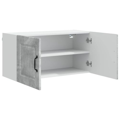 Кухненски шкаф Циментено сиво 80 x 31 x 40 см Инженерно дърво