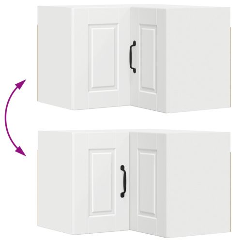 Кухненски шкаф с рафт Бяло 57 x 57 x 40 см Инженерно дърво