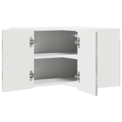 Кухненски шкаф Циментено сиво 57 x 57 x 40 см Инженерно дърво