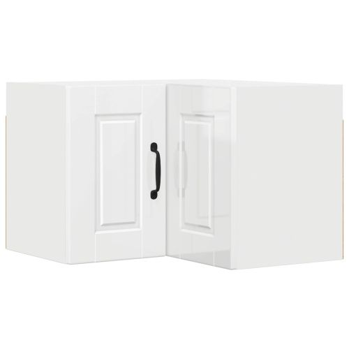 Кухненски шкаф Лъскаво бяло 57 x 57 x 40 см Инженерно дърво
