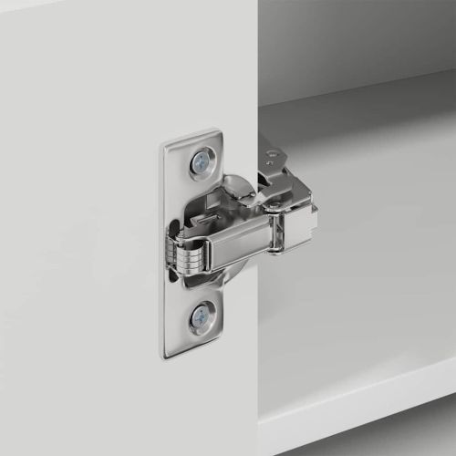 Кухненски шкаф Лъскаво бяло 57 x 57 x 40 см Инженерно дърво