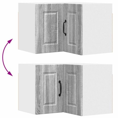 Кухненски шкаф Сив Сонома 57 x 57 x 40 см Инженерно дърво