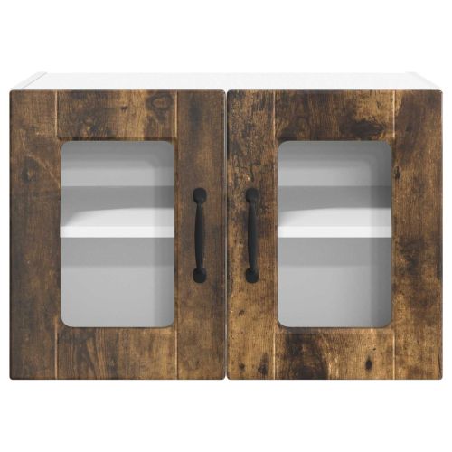 Кухненски шкаф 2 pcs Димян дъб 60 x 31 x 40 см Инженерно дърво