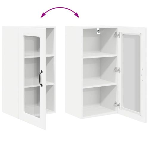 Кухненски шкаф 2 pcs Бяло 40 x 31 x 80 см Инженерно дърво