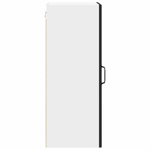 Кухненски шкаф 2 pcs Черно 40 x 31 x 80 см Инженерно дърво